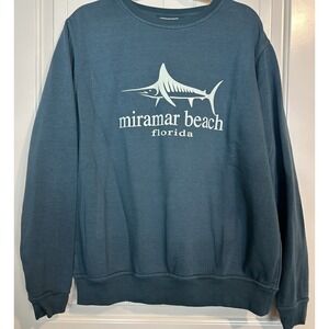 Pacific & Co crew neck fleece lined sweatshirt Miramar Beach‎ Florida sz M